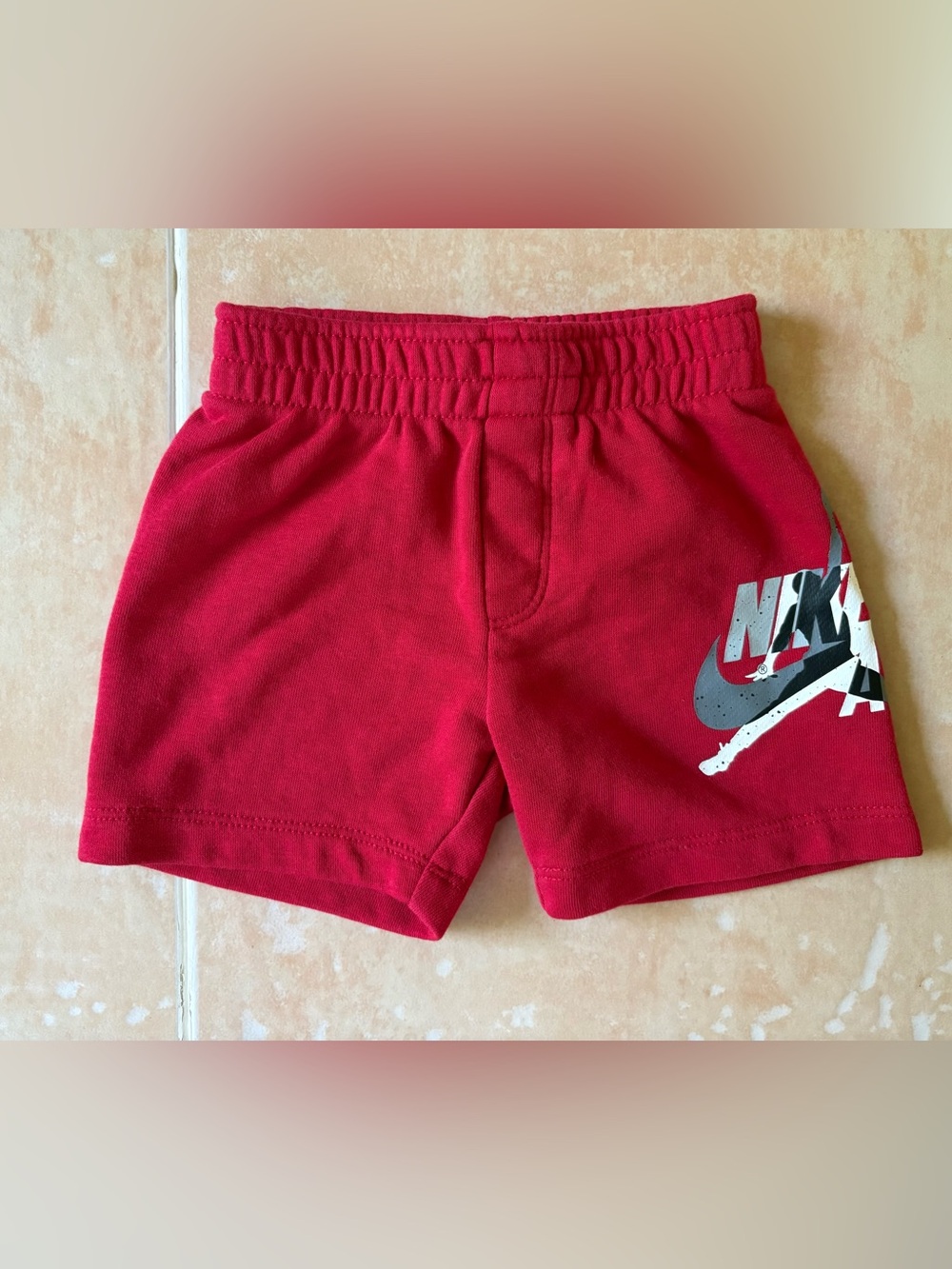 Nike Red Kids' Athletic Shorts 12 months